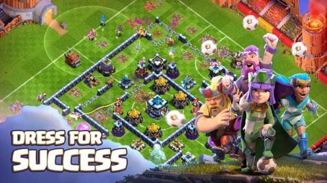 Clash of Clan Mod Apk dress of Success