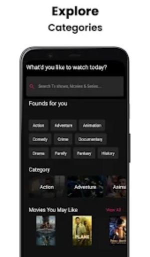 F2Movies APK Explore Categories