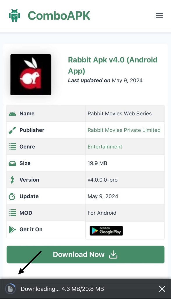 Rabbit Apk Download Start