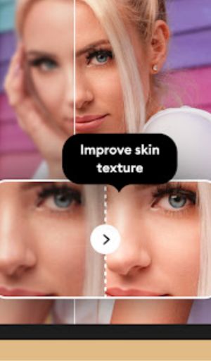 Remini improve skin texture