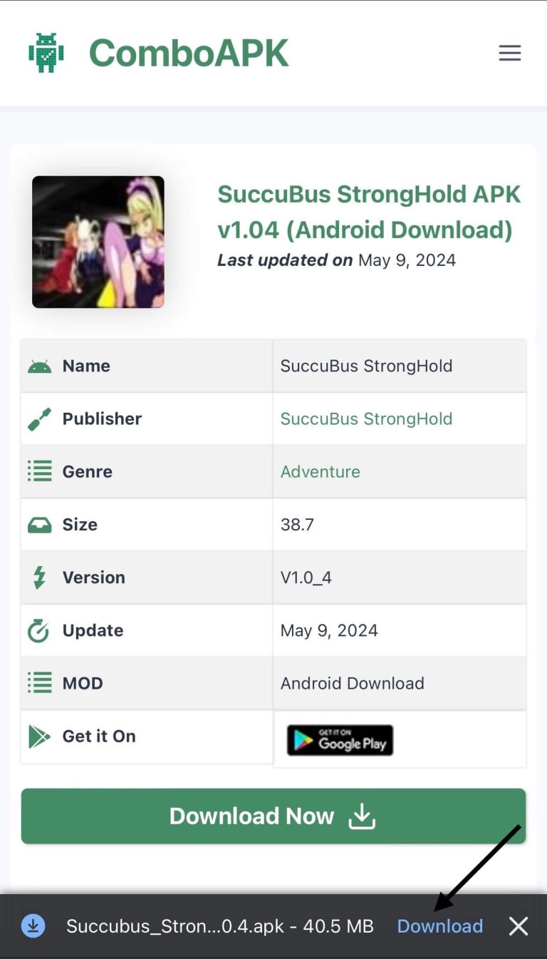 SuccuBus StrongHold APK v1 04 Free Android Download 2025 SuccuBus StrongHold APK v1 04 Free Android Download 2025