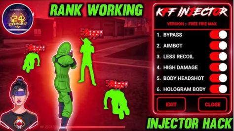 VIP Injector Free Fire APK v101 VIP Advantages