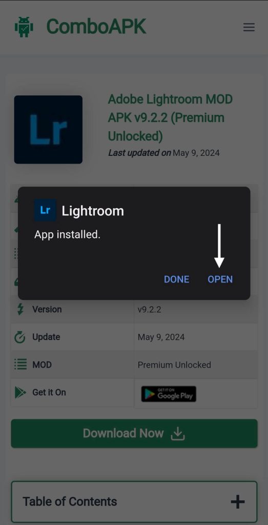 Adobe-Lightroom-Mod-APk-Click-Open