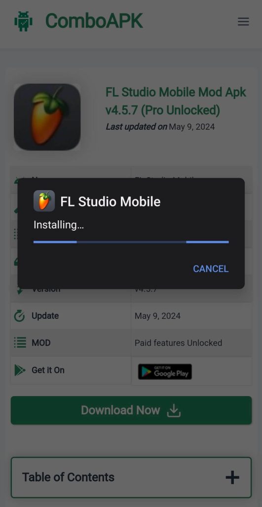 Fl Studio Mobile Mod Apk Installed