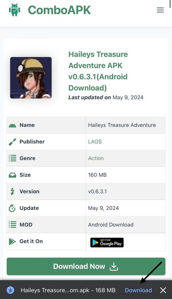 Hailey Treasure Adventure Apk Click File