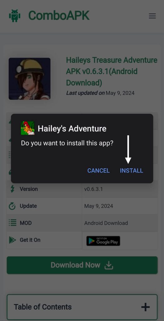 Haileys Treasures Adventure Click Install