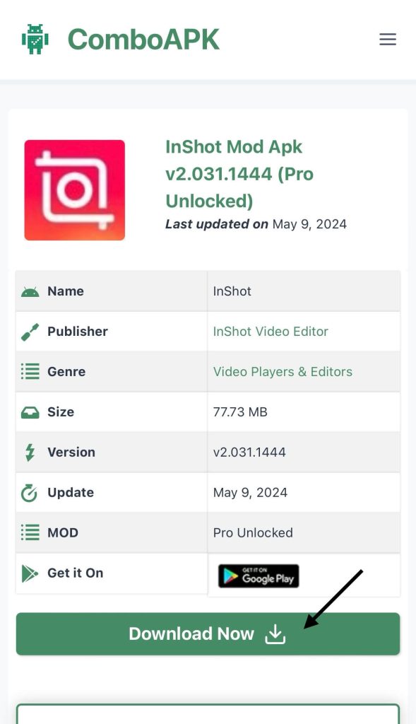 Inshot Mod Apk Click Download