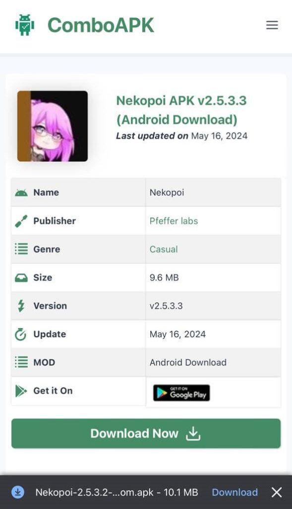 Nekopoi Apk Click File
