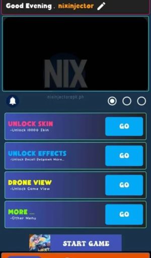 Nix Injector APK v1.97 Unlock Effects