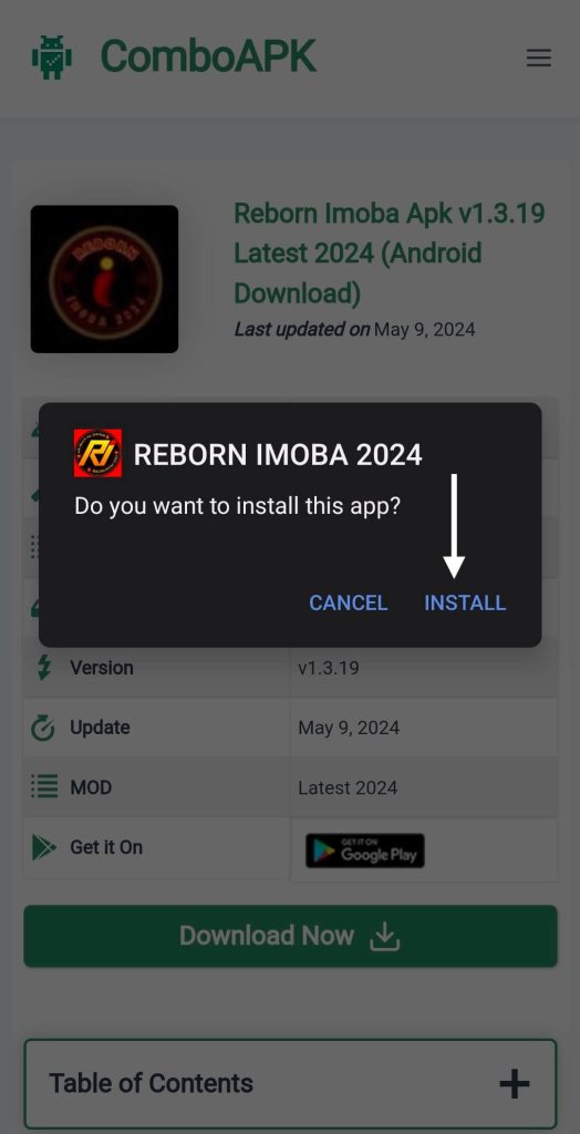 Reborn Imoba Apk 2024 Click Install