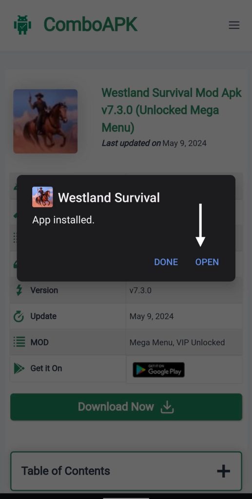 Westland Survival Mod Apk Click Open