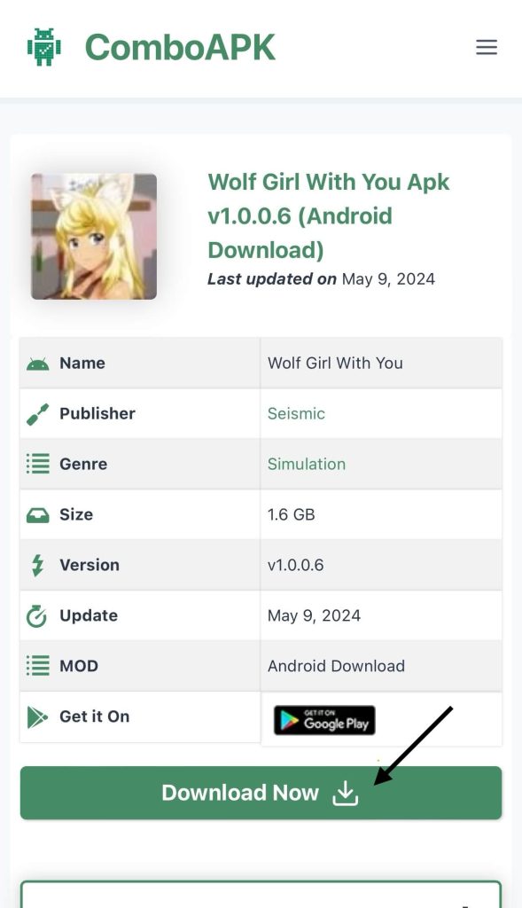 Wolf Girl With You Apk Click Download