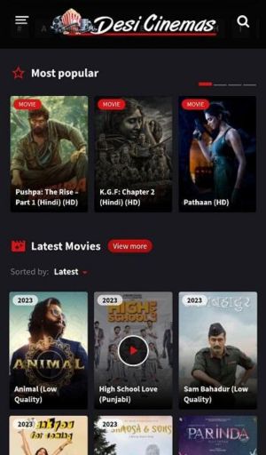 Desi Cinema APK v1.3 South Asian